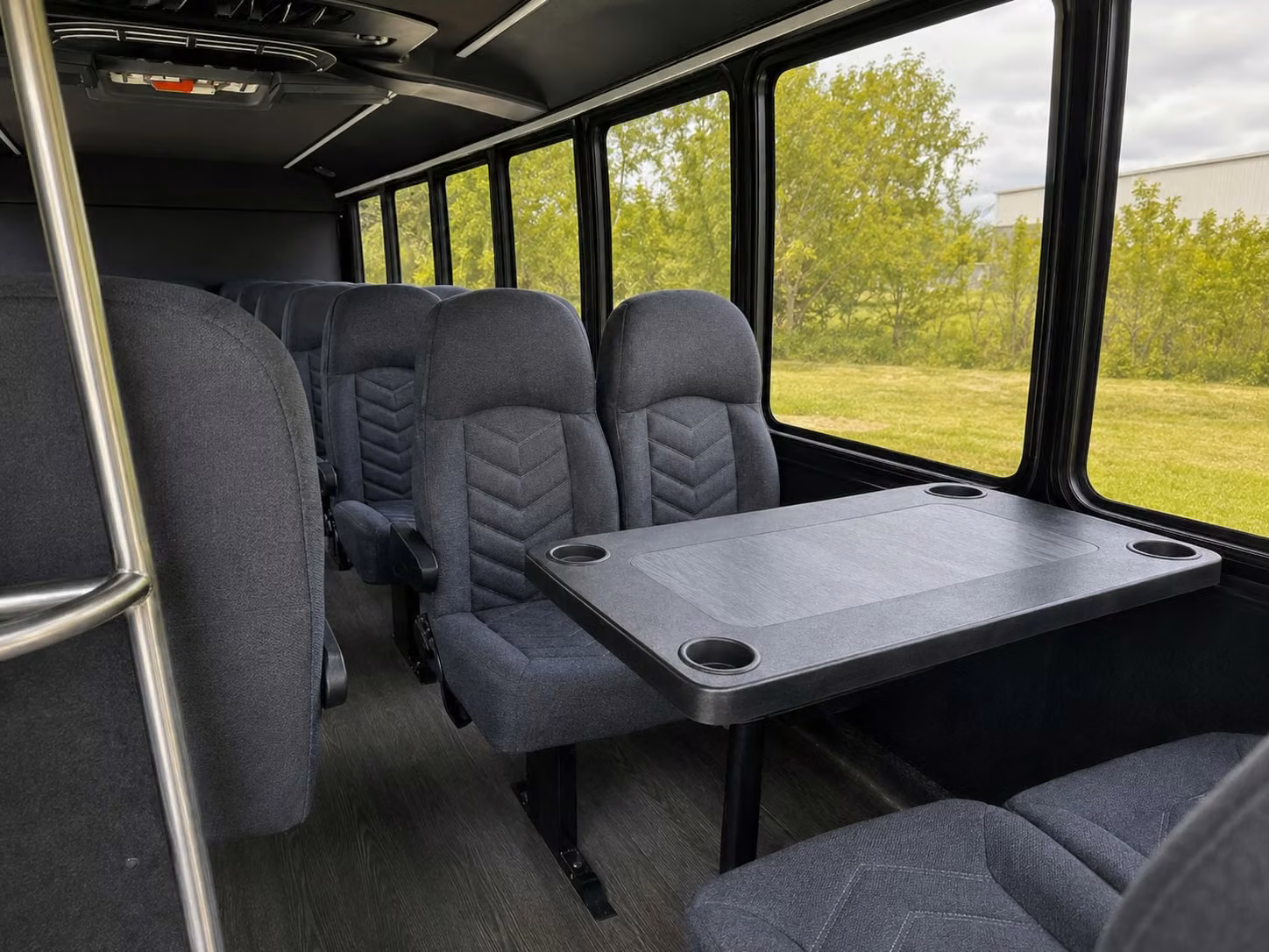 20 passenger minibus inside
