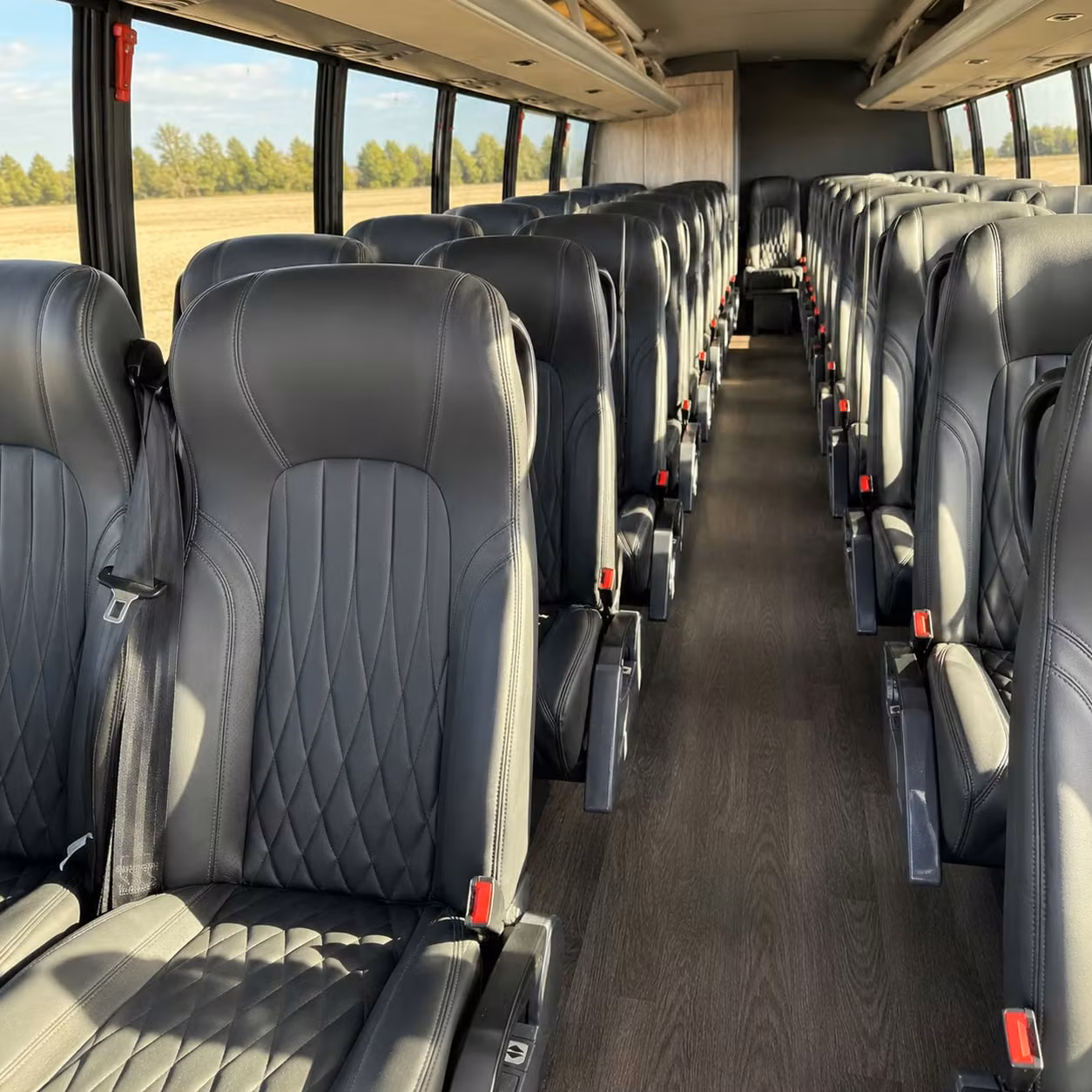25 passenger minibus inside