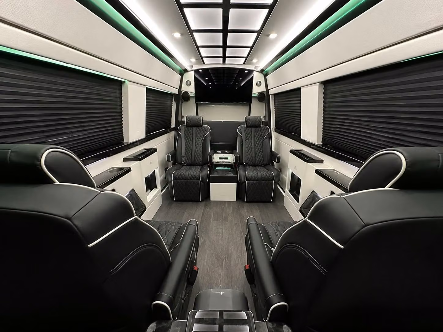 sprinter van with driver interior