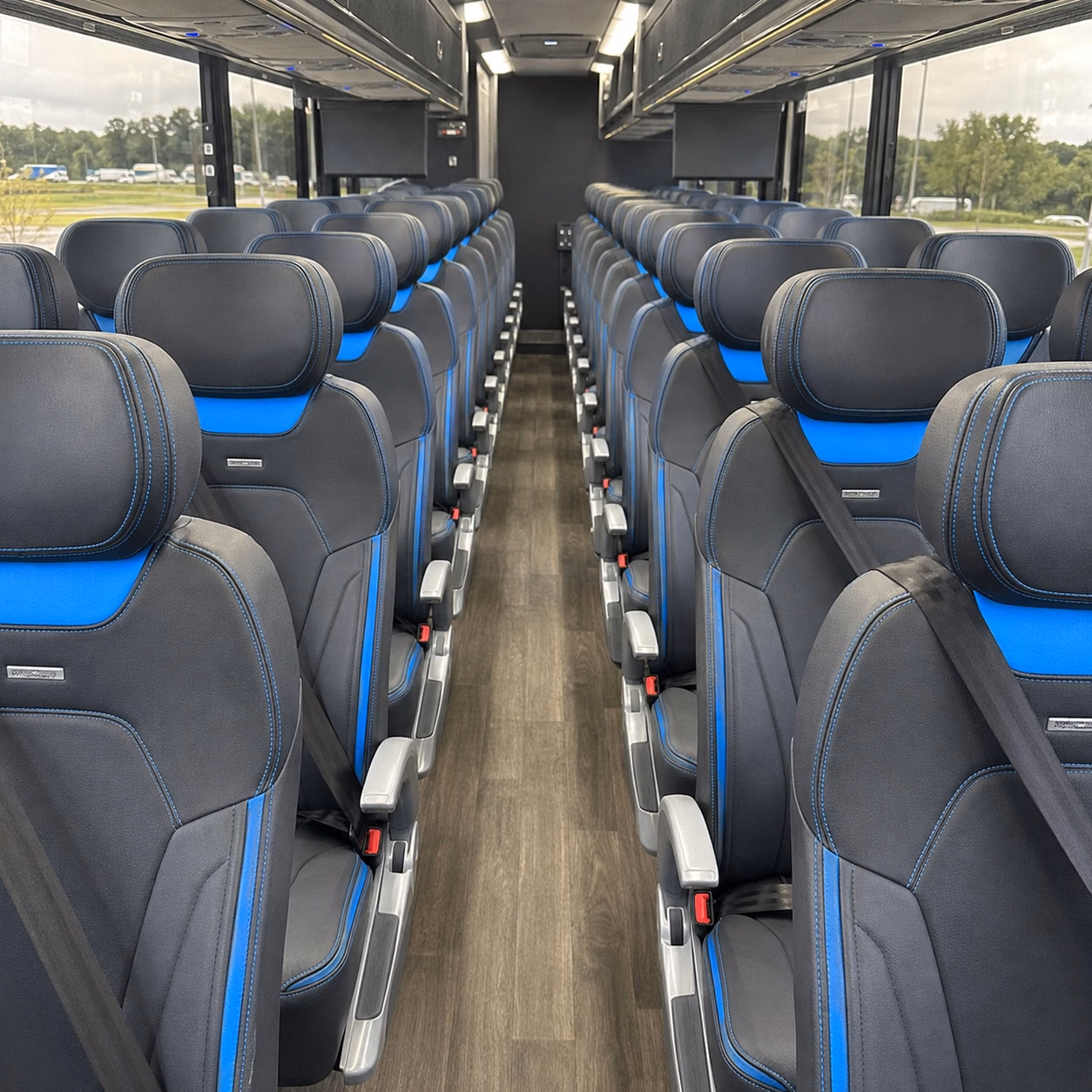 st paul charter bus interior