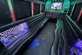 St Paul Limo Bus Interior
